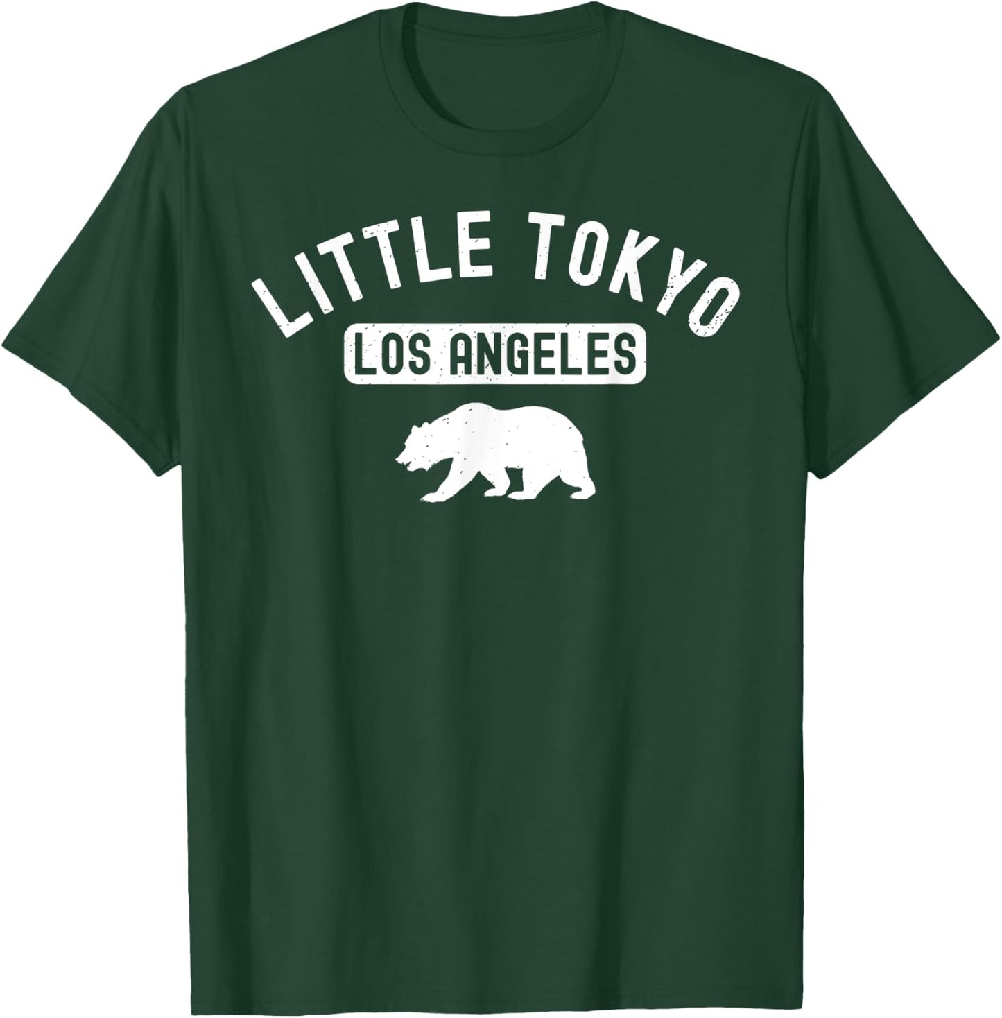 Little Tokyo Los Angeles Street Sign Chinatown Koreatown LA T-Shirt - T-Shirt | Forest