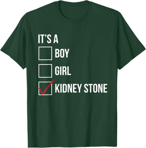 Kidney Stone Funny Checklist T-Shirt - T-Shirt | Forest