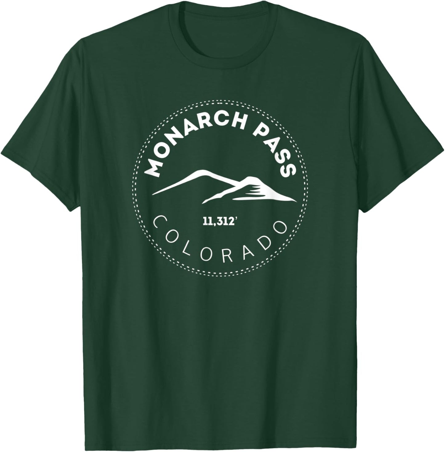 Monarch Pass Colorado - Elevated Mountain Pass T-Shirt - T-Shirt | Forest