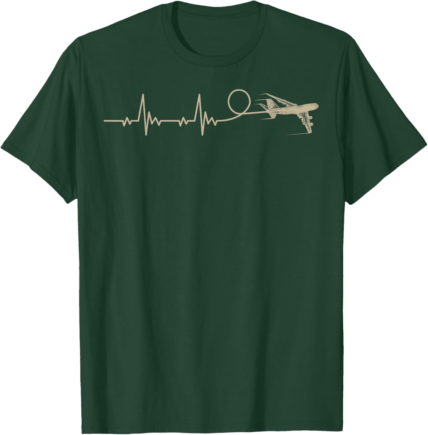 Cool Pilot Art Women Aviation Aviator Airplane Pilot T-Shirt - T-Shirt | Forest