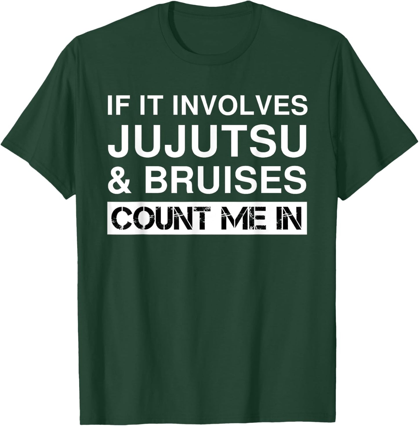 Funny Jujutsu Fighter Fighting Martial Arts T-Shirt - T-Shirt | Forest