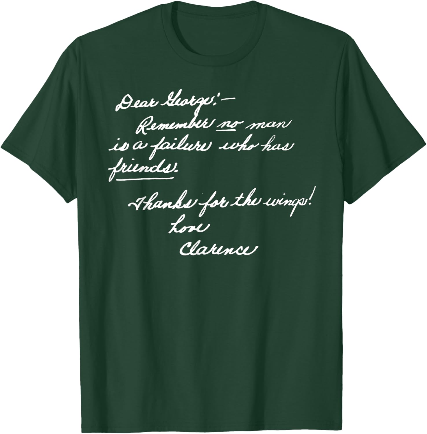 Vintage Christmas Classic It's a Wonderful Life T-Shirt - T-Shirt | Forest