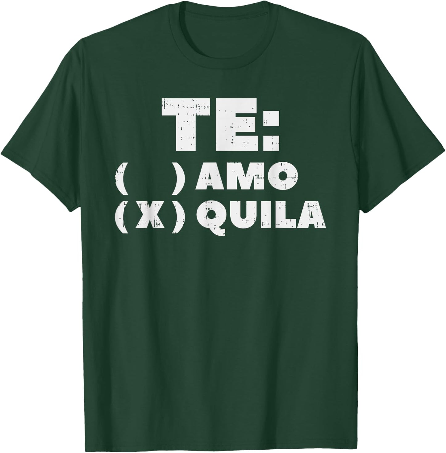 Te Amo Tequila Funny Mexican Fiesta Party Drinking Pub T-Shirt - T-Shirt | Forest