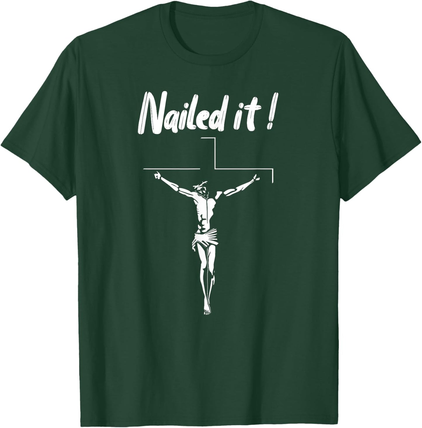 Jesus Nailed It Atheist Punk Goth T-Shirt - T-Shirt | Forest