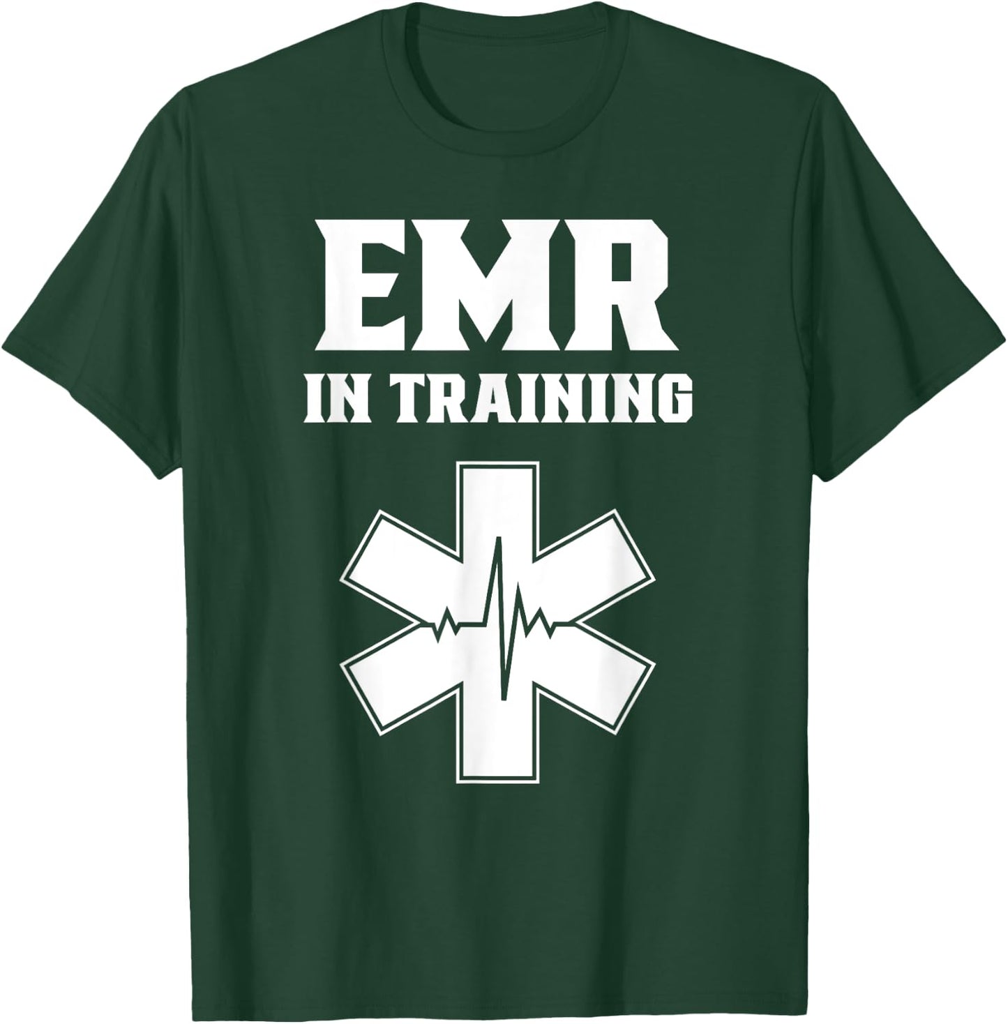 Emergency Medical Responder In Training Emr Emt Ambulance T-Shirt - T-Shirt | Forest