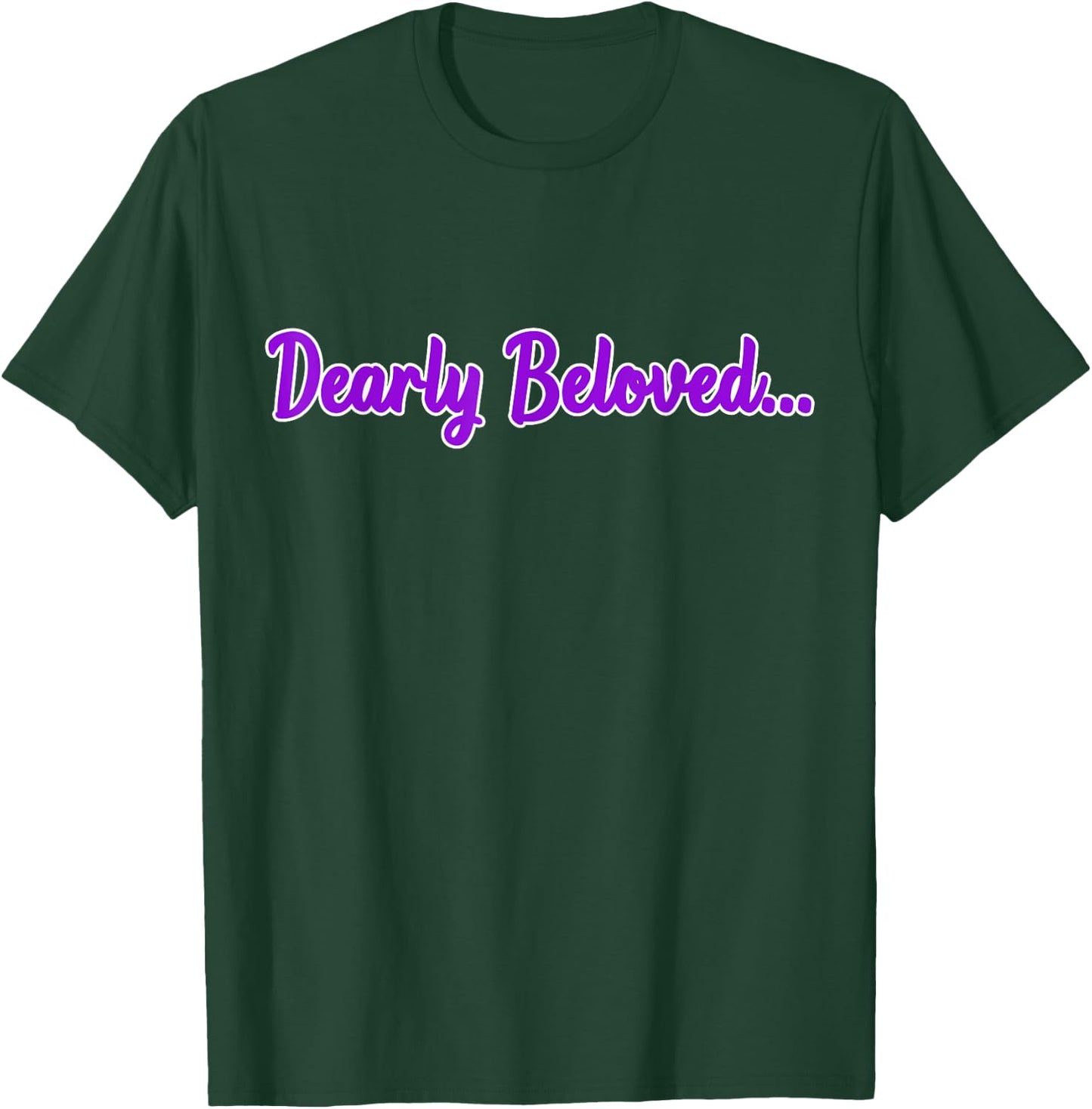 Dearly Beloved Purple 80s Retro Concert 1980's T-Shirt - T-Shirt | Forest
