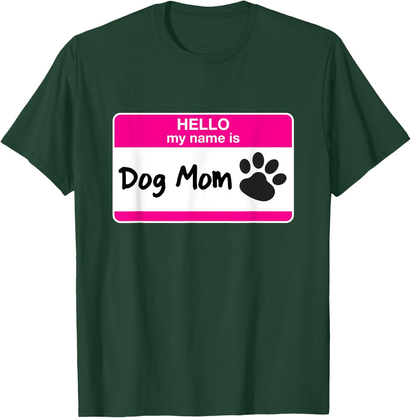 Funny Dog Mom Pet Dog Lover Adoption Rescue Foster Shelter Women Kids T-Shirt - T-Shirt | Forest
