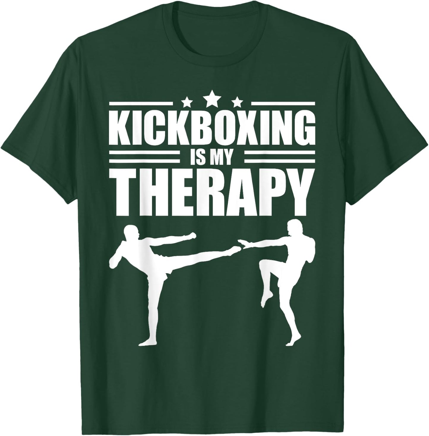 Cool Kickboxing Women Kickboxer Workout Exercise T-Shirt - T-Shirt | Forest