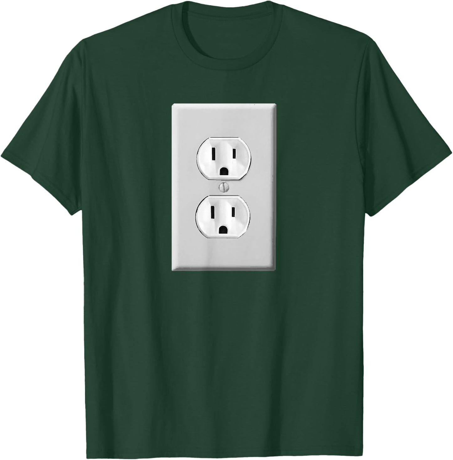 Electrical Outlet Shirt T-Shirt - T-Shirt | Forest