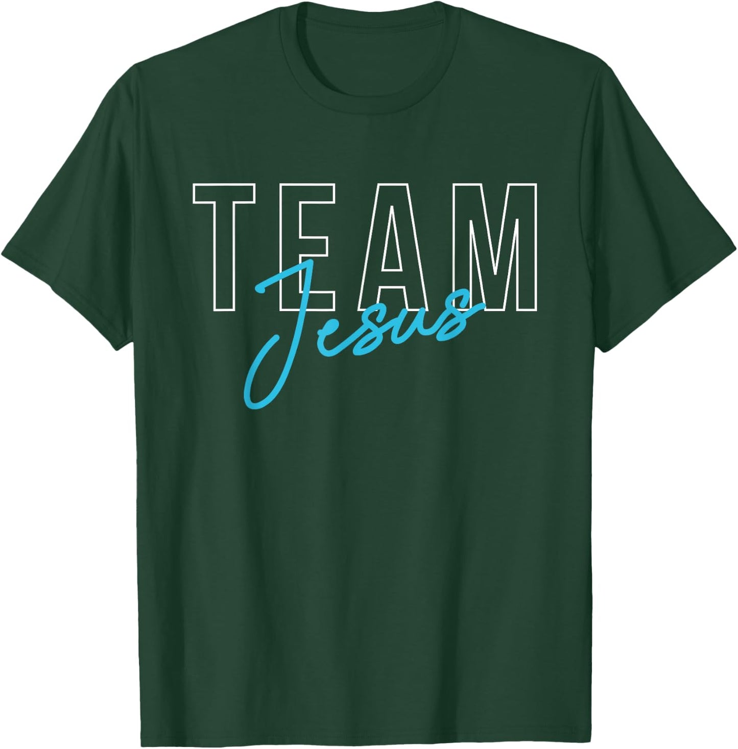 Team Jesus Church Community T-Shirt - T-Shirt | Forest