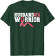 Husband Of A Warrior Breast Cancer Survivor Supporter T-Shirt - T-Shirt | Forest