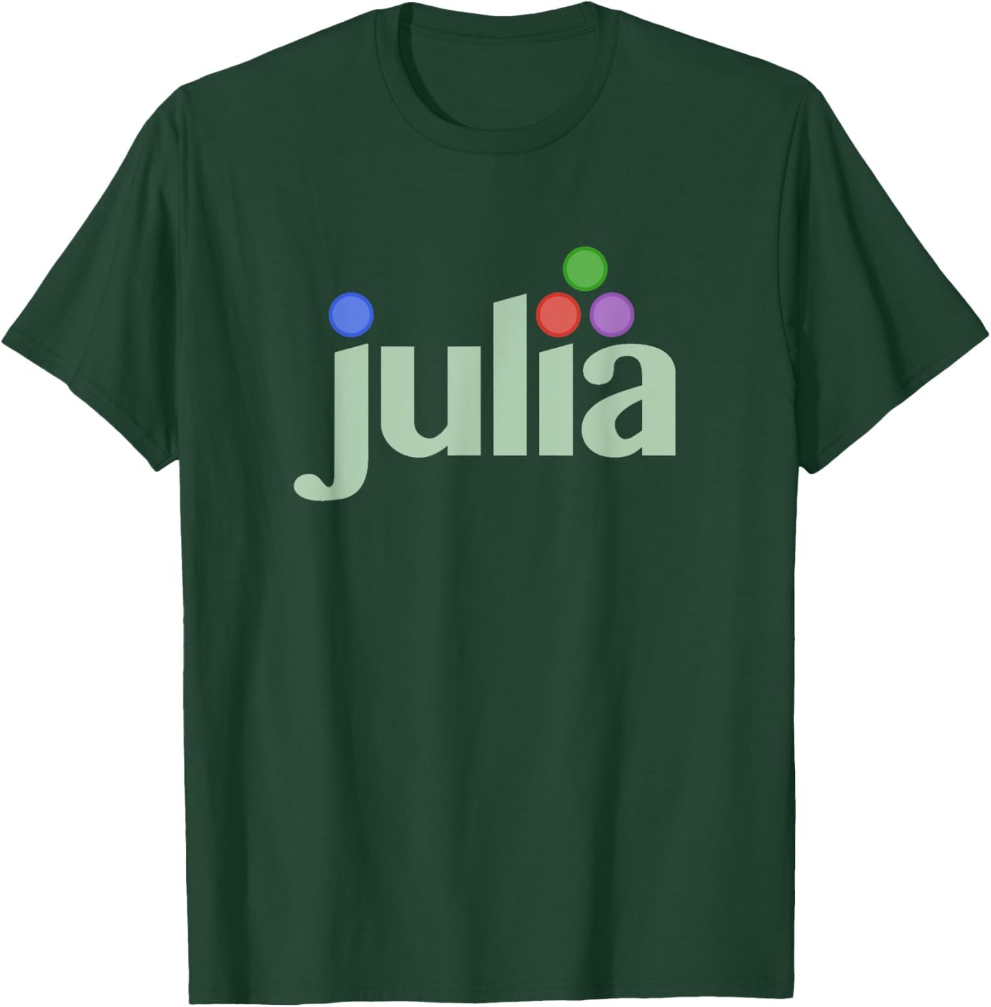 Julia Programming Language Coder and Software Developers T-Shirt - T-Shirt | Forest