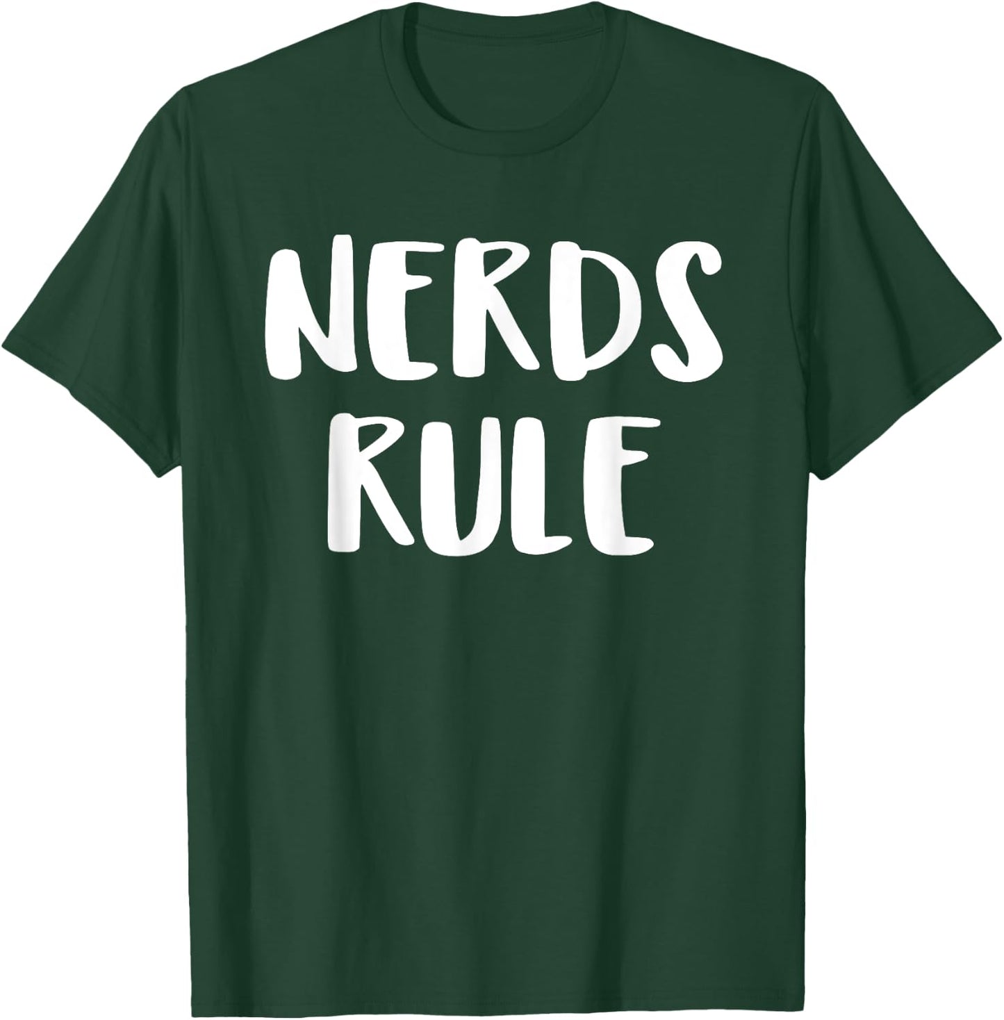 Nerds Rule Graphic T-Shirt - T-Shirt | Forest