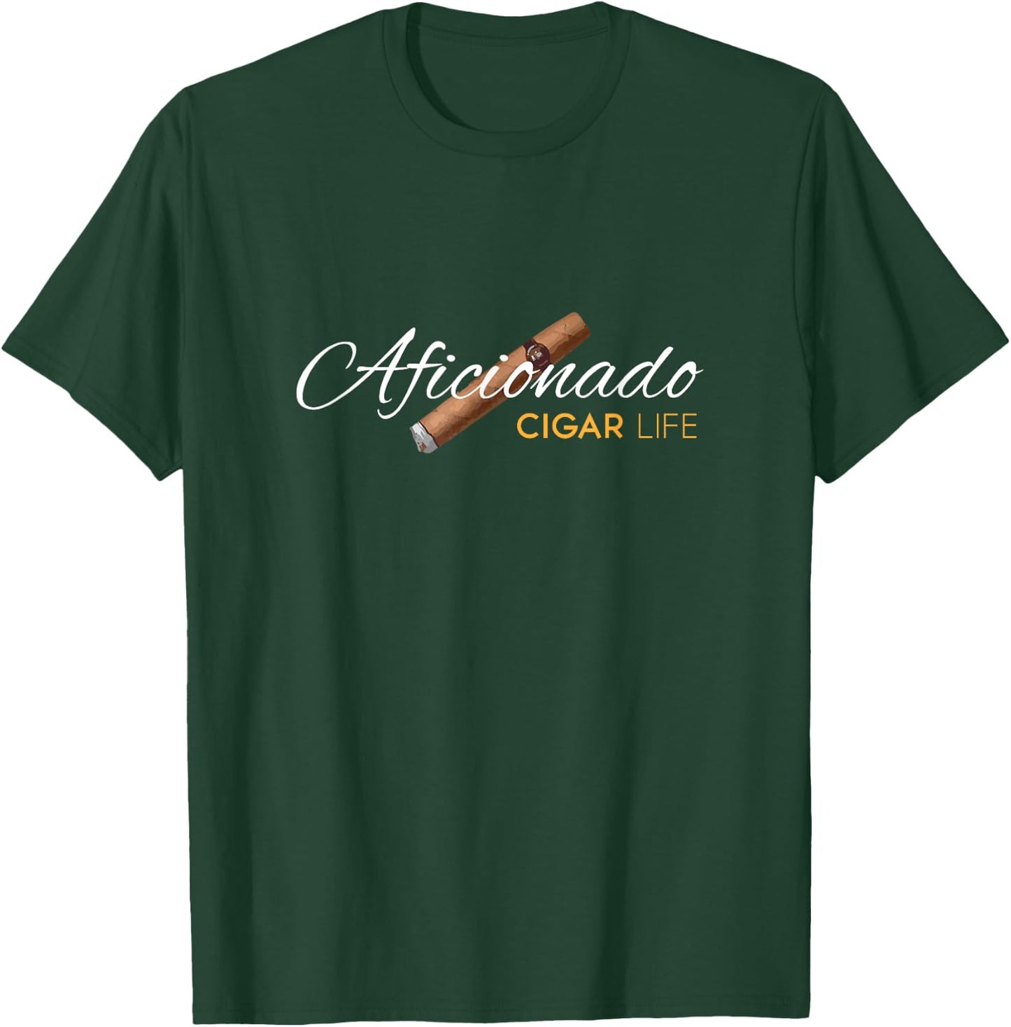 Cigar Aficionado. Cigar Life T-Shirt - T-Shirt | Forest