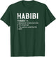 Habibi Definition Arabic Couples Valentine's Day T-Shirt - T-Shirt | Forest