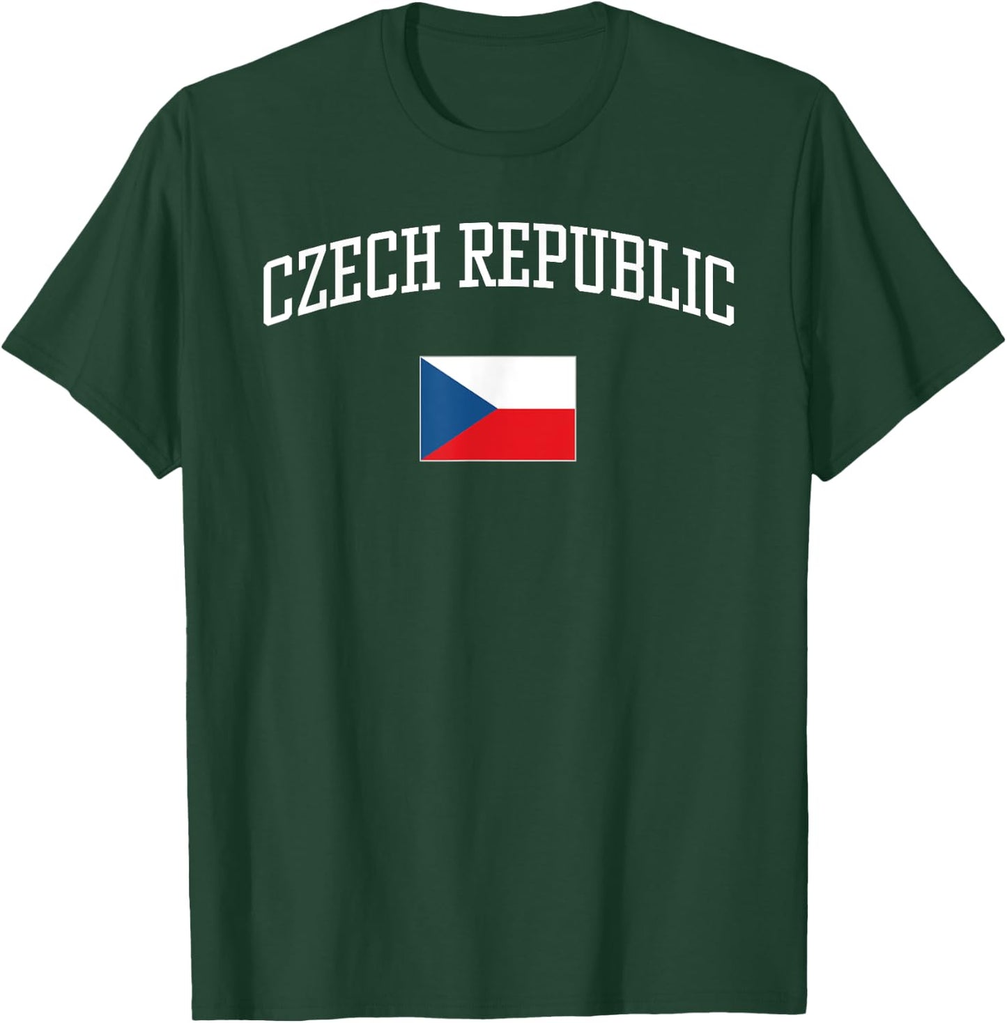 Vintage Flag of Czech Republic Love Your Country T-Shirt - T-Shirt | Forest