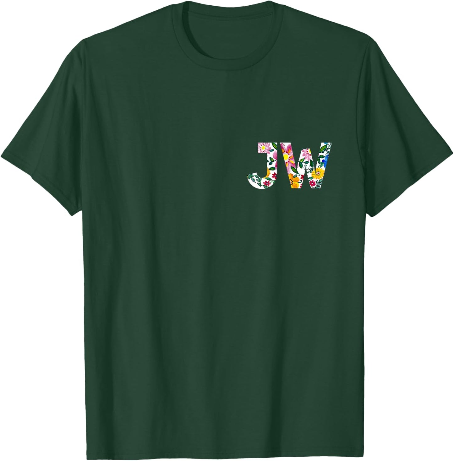 JW - Jehovah's Witness - -Adults - Black - Small - Short Sleeve - Modern Classic Fit Lightweight - Religious Graphics T-Shirt - T-Shirt | Forest