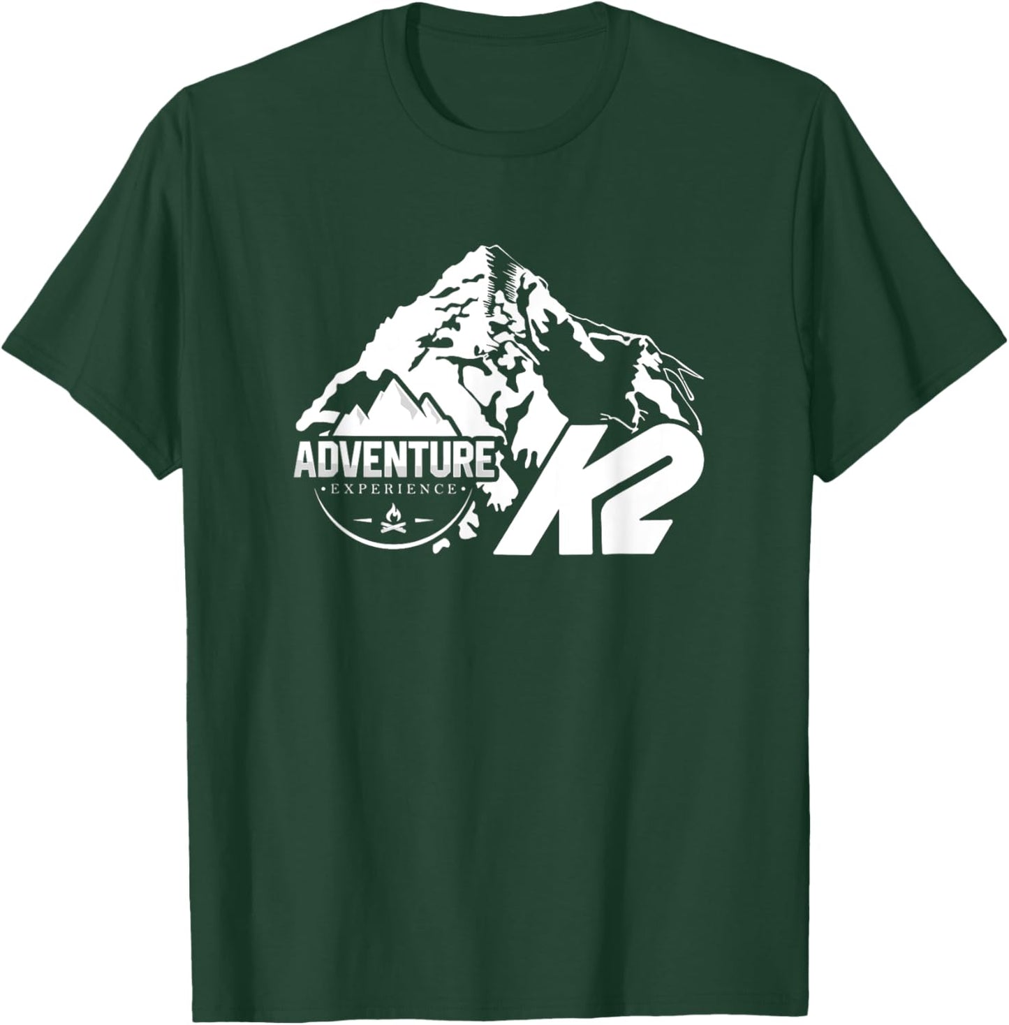 Campfire Adventure Mountain T-Shirt - T-Shirt | Forest