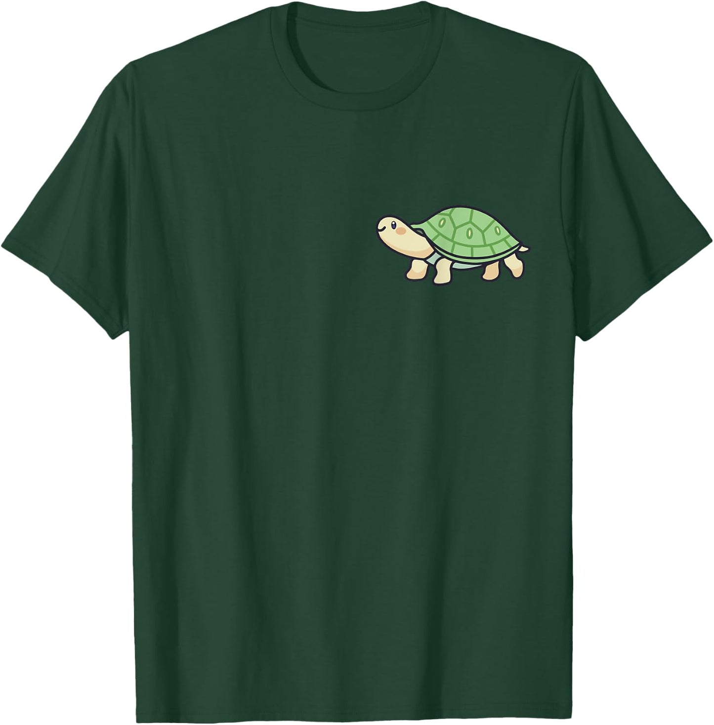 Turtle Animal Aesthetic Kawaii Lover Owner Cute T-Shirt - T-Shirt | Forest