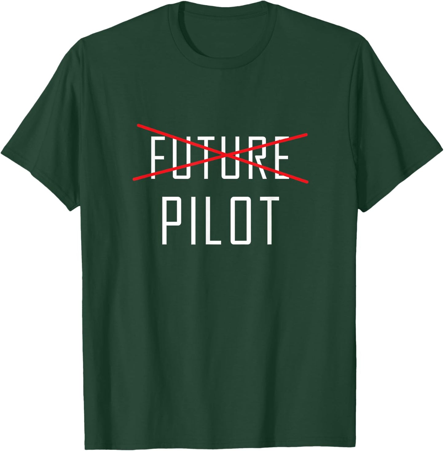 Future Pilot Graduation Shirt, Funny Cute Graduate Gift T-Shirt - T-Shirt | Forest