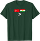 Turk Kurds Peace Dove turkish kurdish Turkey Kurdistan Love T-Shirt - T-Shirt | Forest