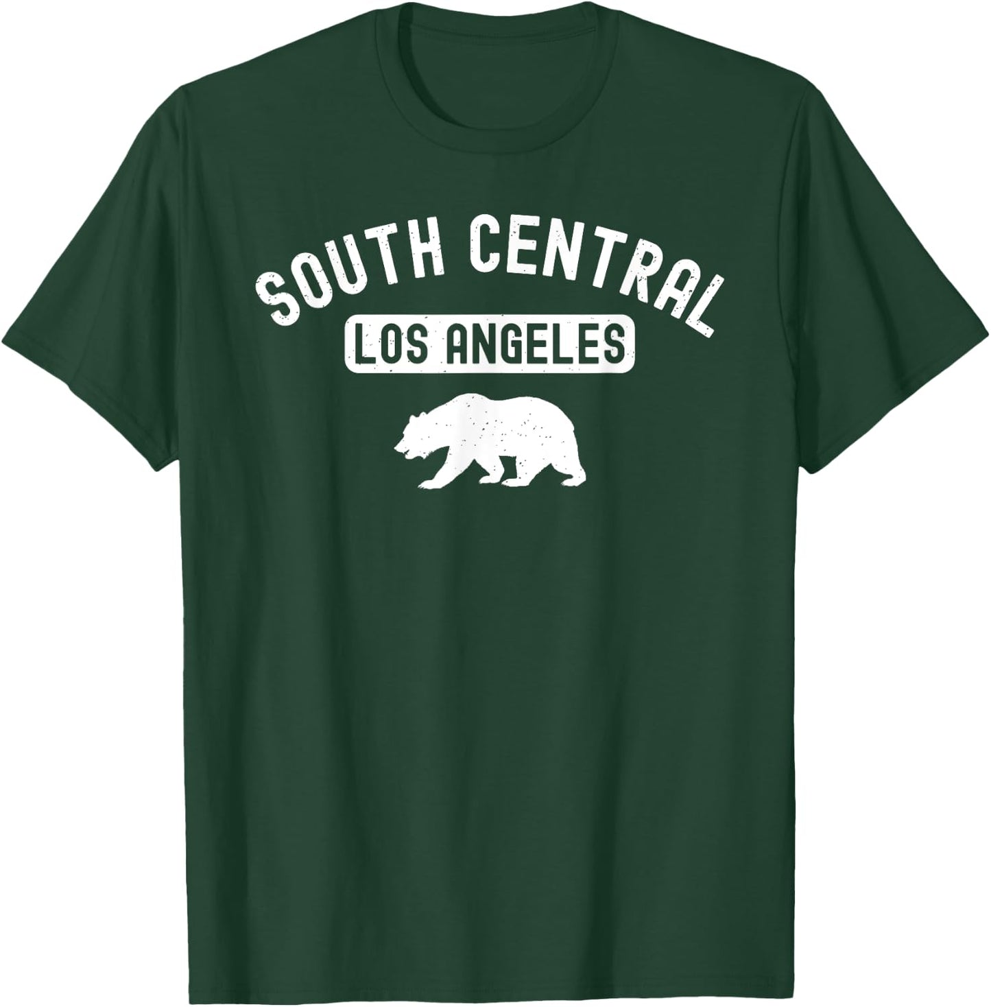 South Central Los Angeles Street LA Slauson Crenshaw 323 LA T-Shirt - T-Shirt | Forest