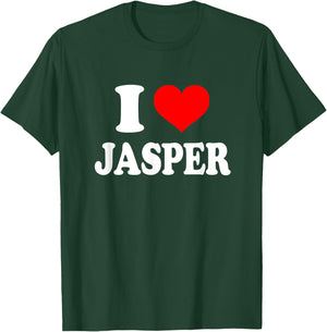 I Love Jasper T-Shirt - T-Shirt | Forest