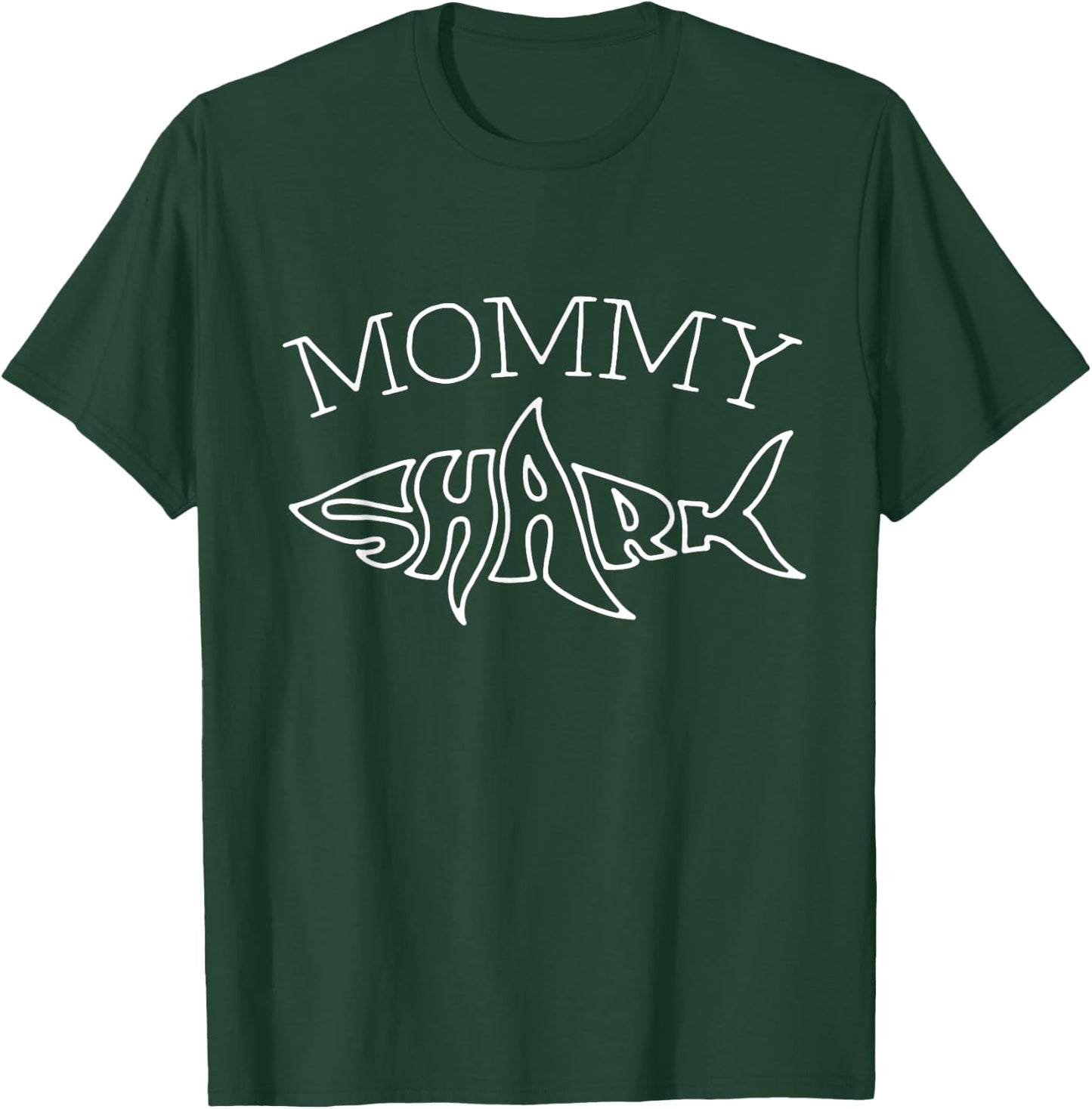 Mommy Birthday Shark Mom Matching Family Women T-Shirt - T-Shirt | Forest