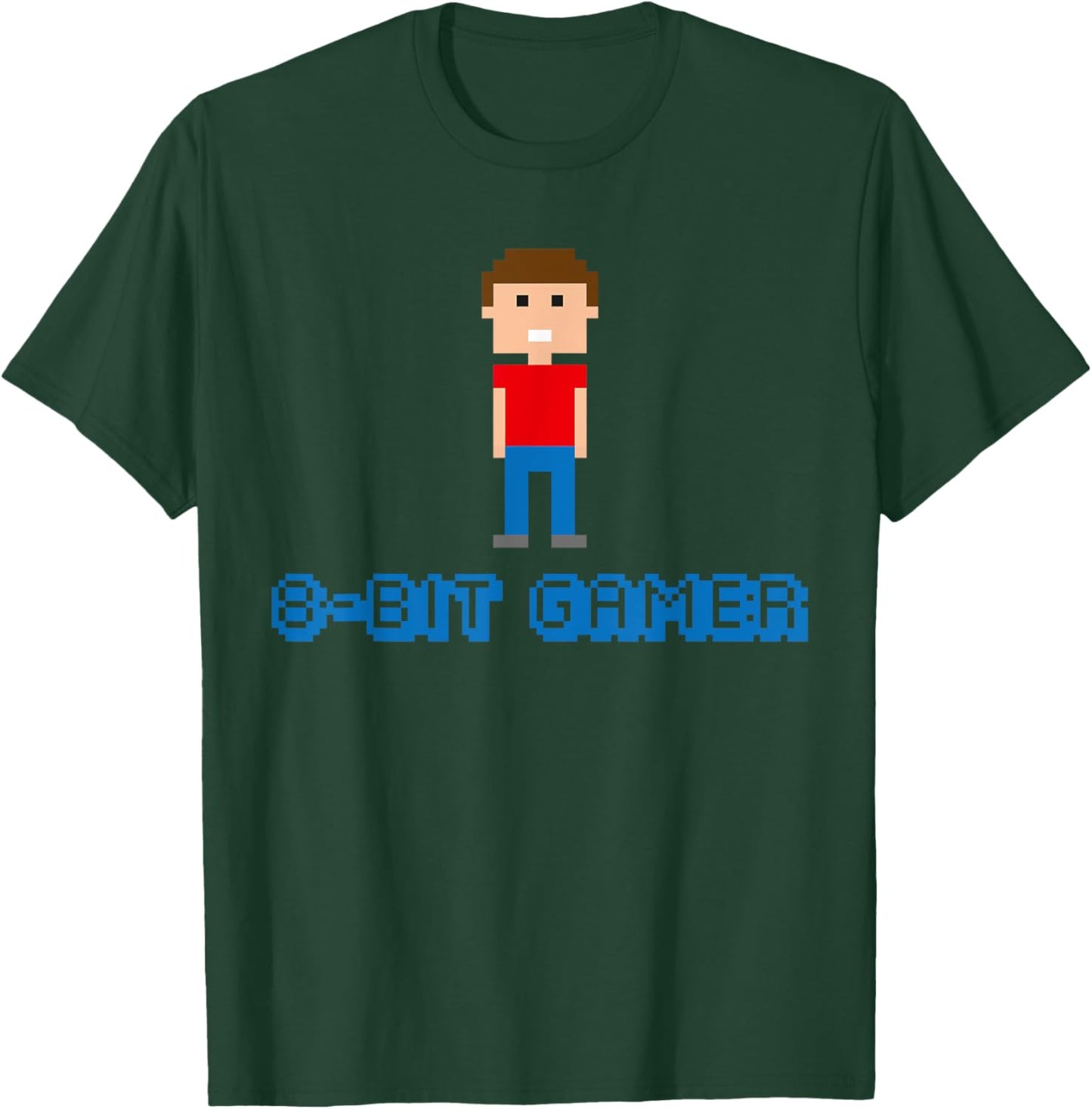 8-Bit Gamer T-Shirt - T-Shirt | Forest