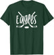 Eagles Hockey Team Mascot School Spirit Game Night T-Shirt - T-Shirt | Forest