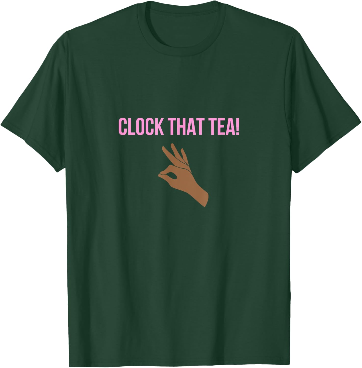 Funny Women's and Men's Clock That Tea T-Shirt - T-Shirt | Forest