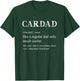 Funny Cardad Definition Cars Lover Car Dad Men Father's Day T-Shirt - T-Shirt | Forest