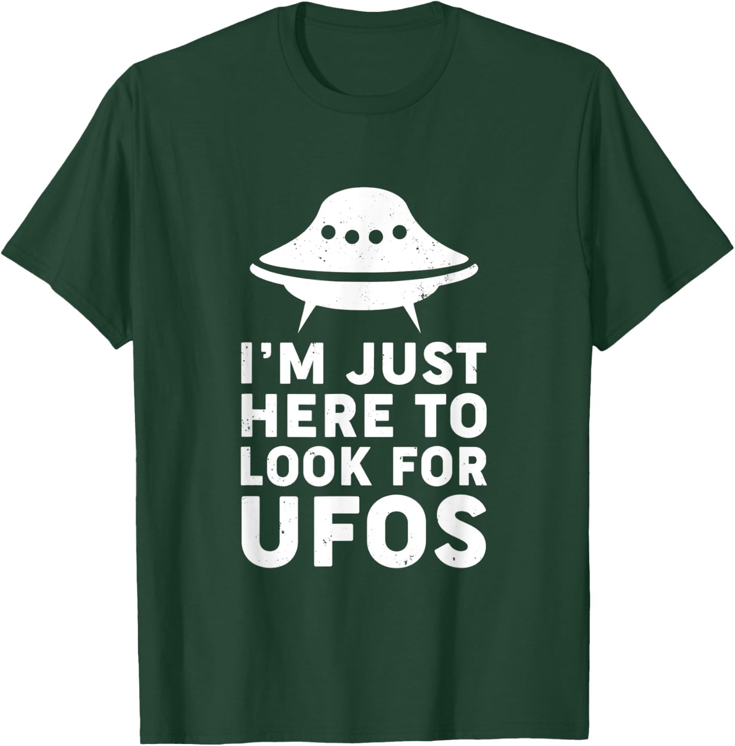 Funny UFO Believer Alien T-Shirt - T-Shirt | Forest