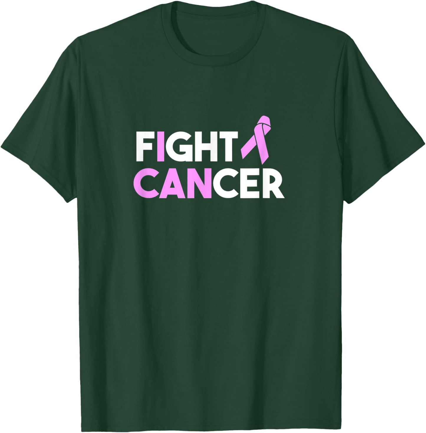 I Can Fight Breast Cancer Awareness Month 202 Pink T-Shirt - T-Shirt | Forest