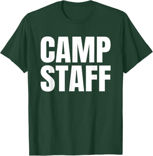 Summer Camp Staff Counselor Camping Camper Men Women Kids T-Shirt - T-Shirt | Forest