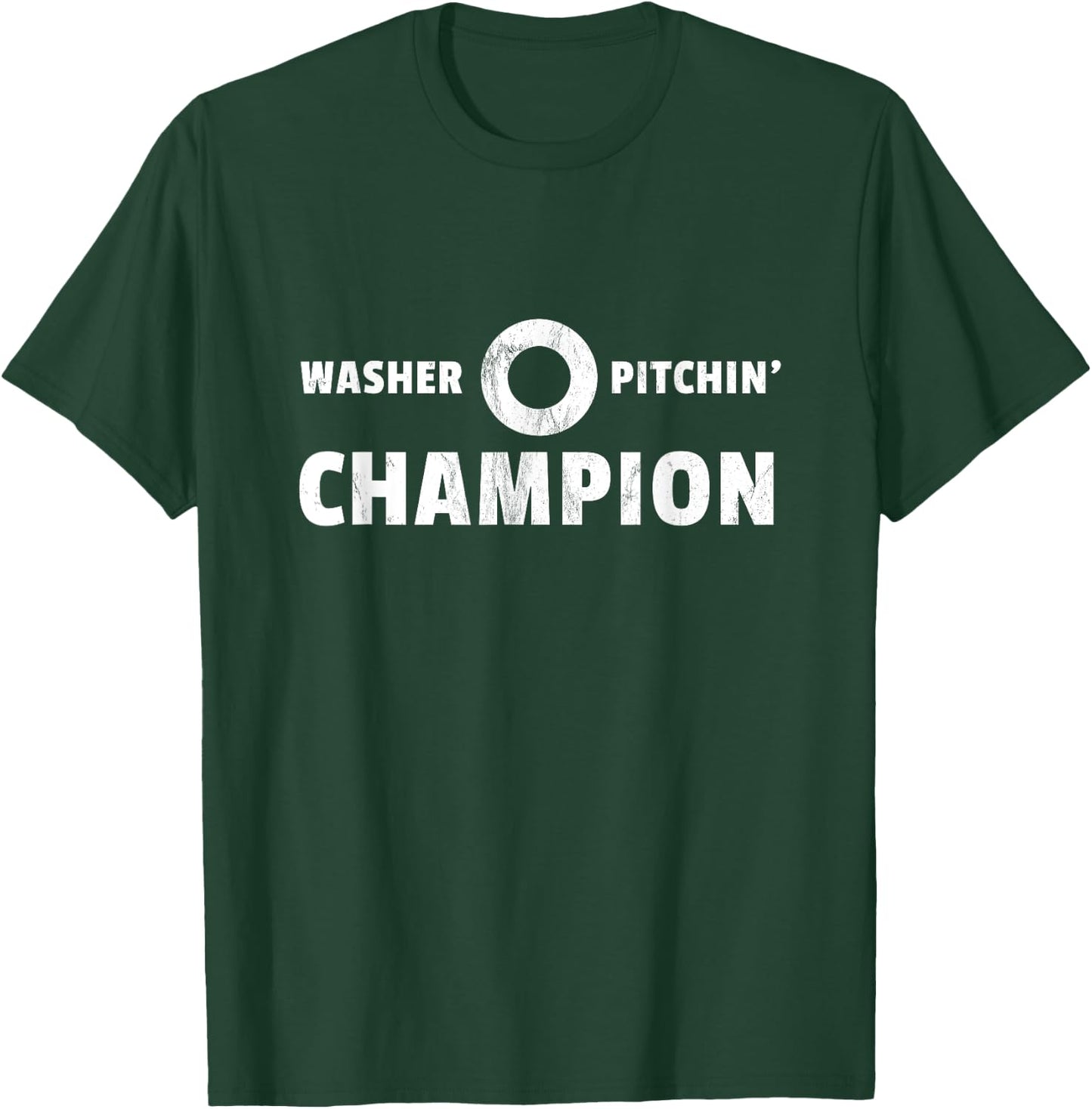 Washer Pitchin' Champion - Funny Washers Game T-Shirt - T-Shirt | Forest