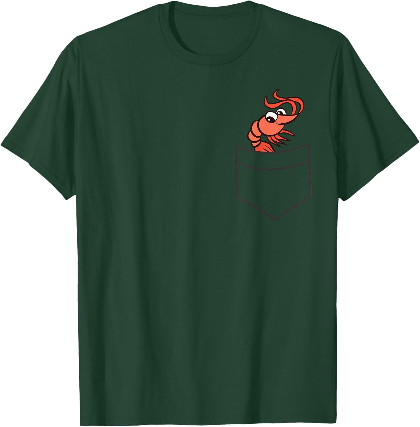 Shrimp In The Pocket Seafood Love Shrimp T-Shirt - T-Shirt | Forest