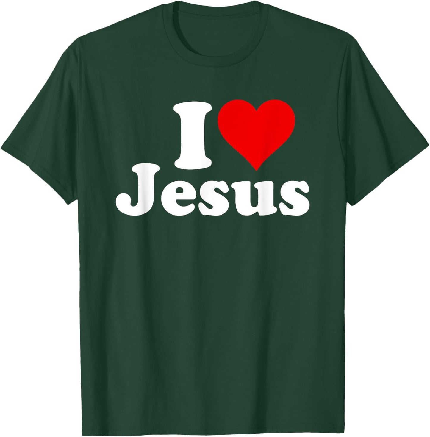 I Heart Love Jesus Christ T-Shirt - T-Shirt | Forest
