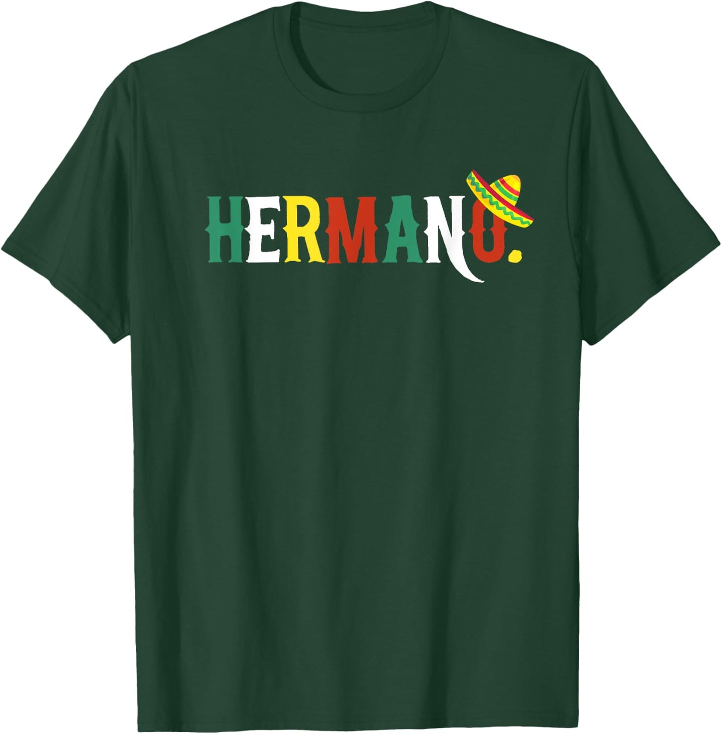 Mexican Fiesta Birthday Party Theme Hermano Matching Family T-Shirt - T-Shirt | Forest
