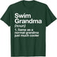 Swim Grandma Definition Funny Sports T-Shirt - T-Shirt | Forest
