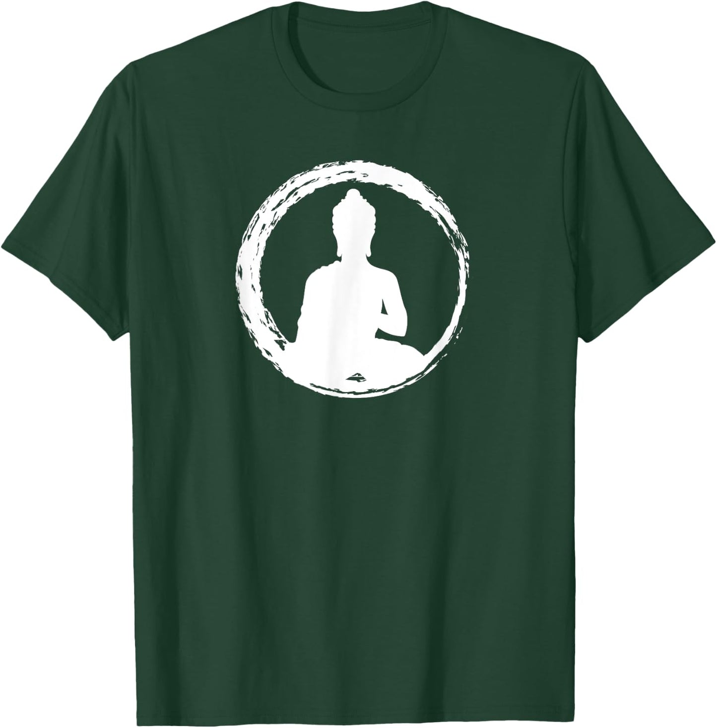 Zen Symbol Buddha Design Gautama Buddha Meditation T-Shirt - T-Shirt | Forest