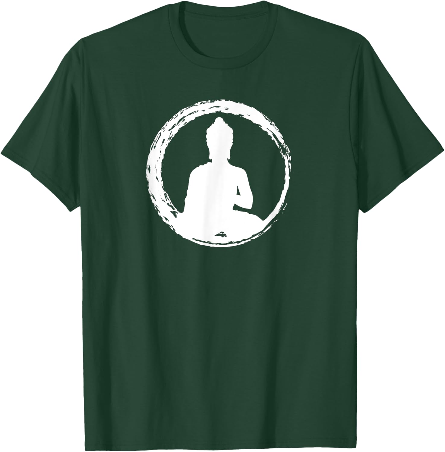 Zen Symbol Buddha Design Gautama Buddha Meditation T-Shirt - T-Shirt | Forest