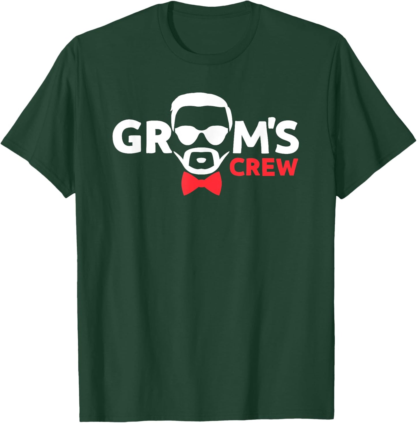 Funny Bachelor Party Grooms Crew Stag Wedding Party Gag T-Shirt - T-Shirt | Forest