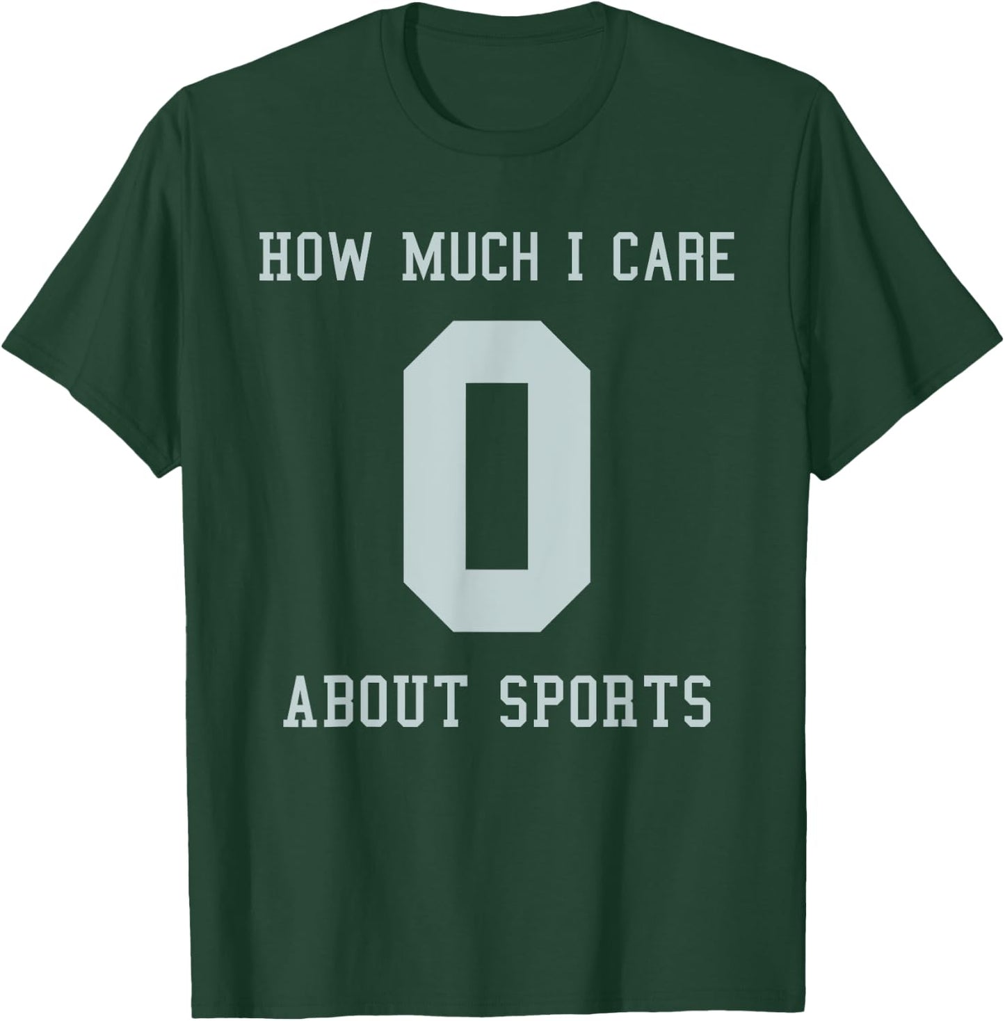 Funny Sports Jersey Costume For Anti Sport People T-Shirt - T-Shirt | Forest