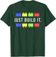 Build It Master Builder Construction Building Blocks Bricks Small T-Shirt - T-Shirt | Forest