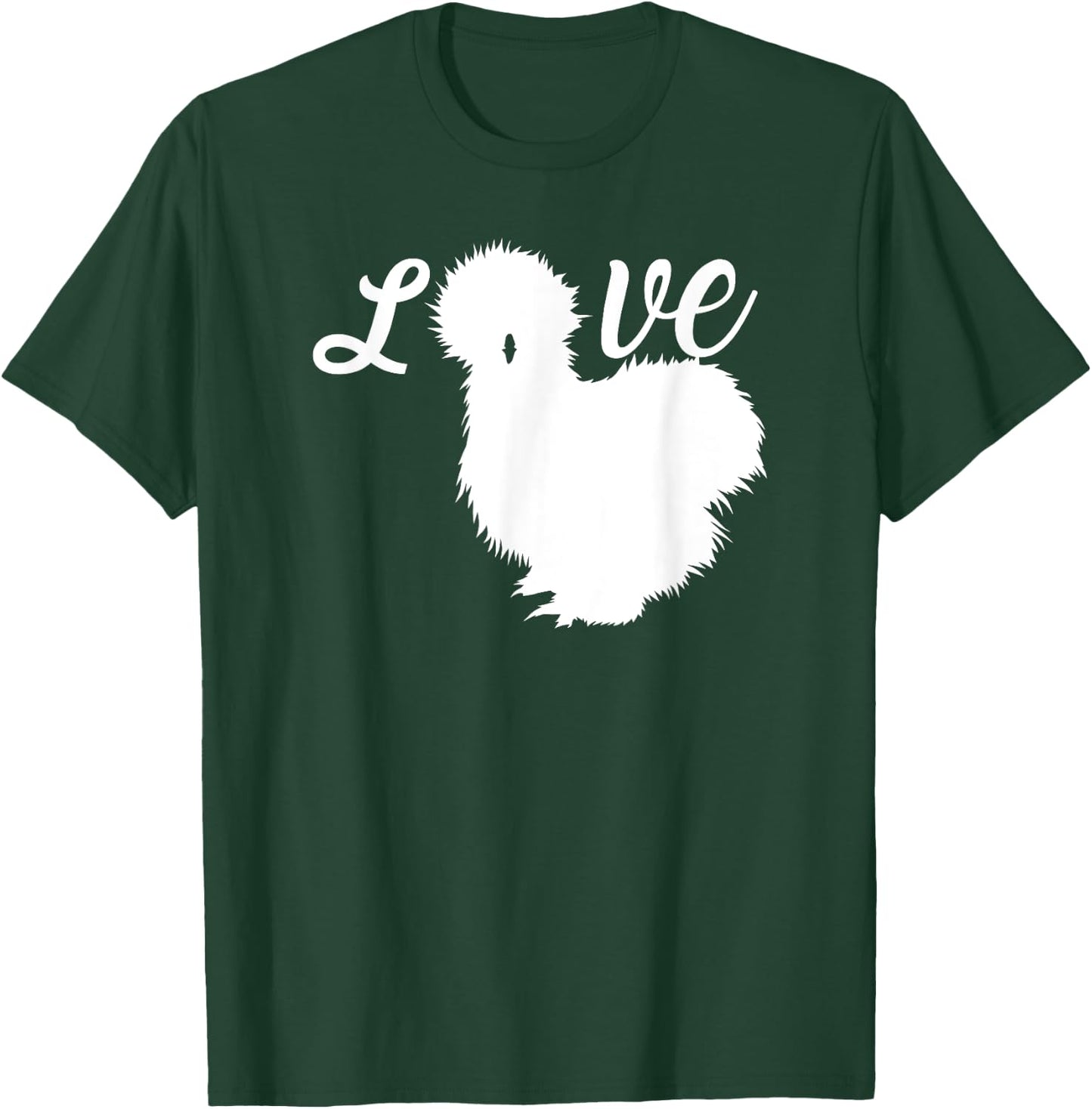 Silkie Chickens Chicken Chickens Whisperer Chicken Lover T-Shirt - T-Shirt | Forest