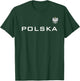 Polska Poland Flag Sports Athletic Jersey Style T-Shirt - T-Shirt | Forest