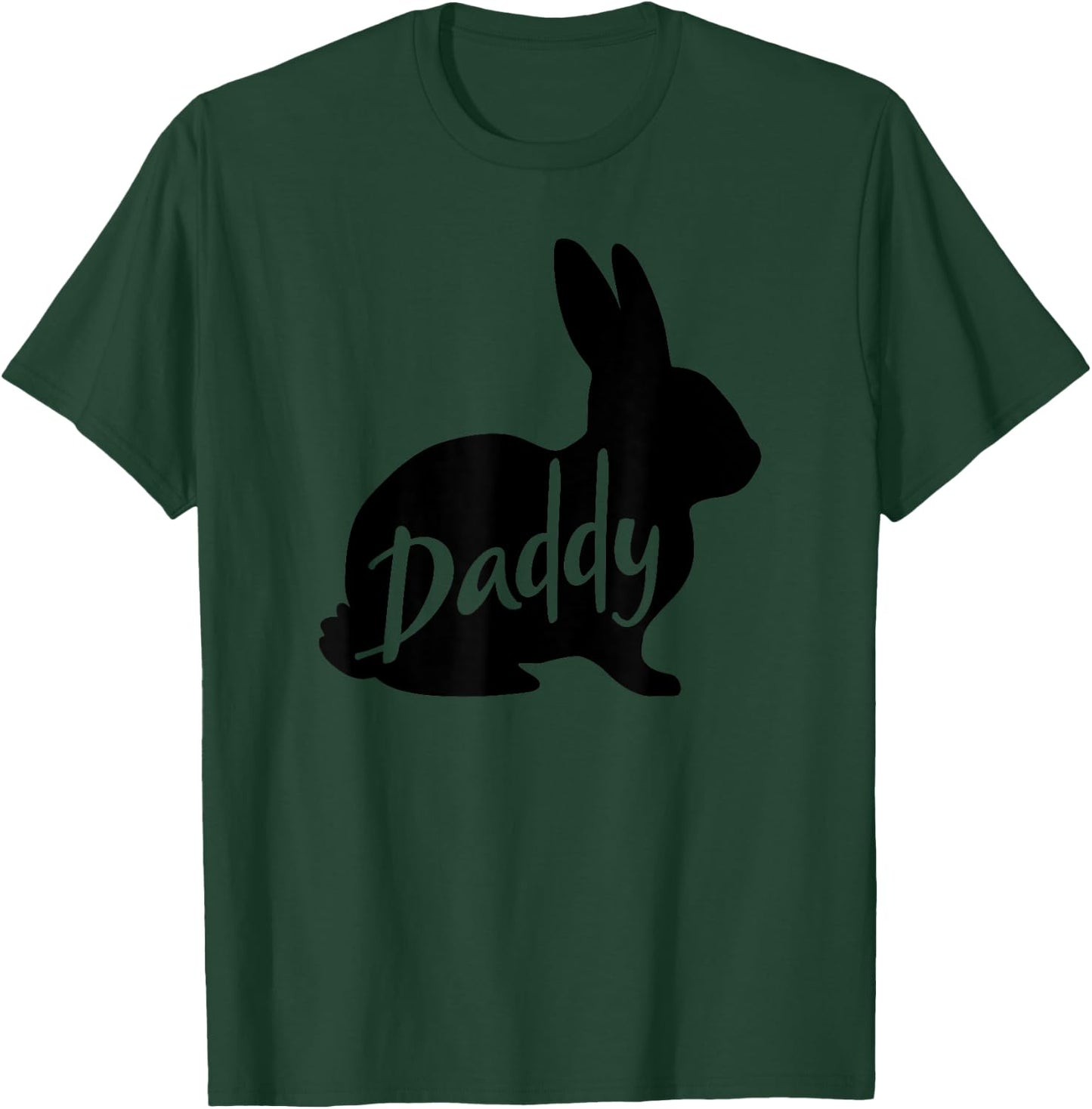 Daddy Bunny Rabbit Father Dad Easter T-Shirt - T-Shirt | Forest