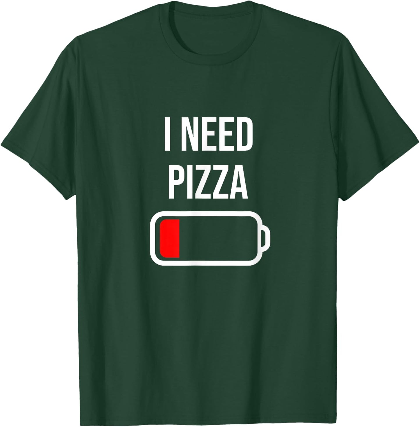 I Need Pizza - Italy Eat Cooking Funny Italian Food Pizza T-Shirt - T-Shirt | Forest