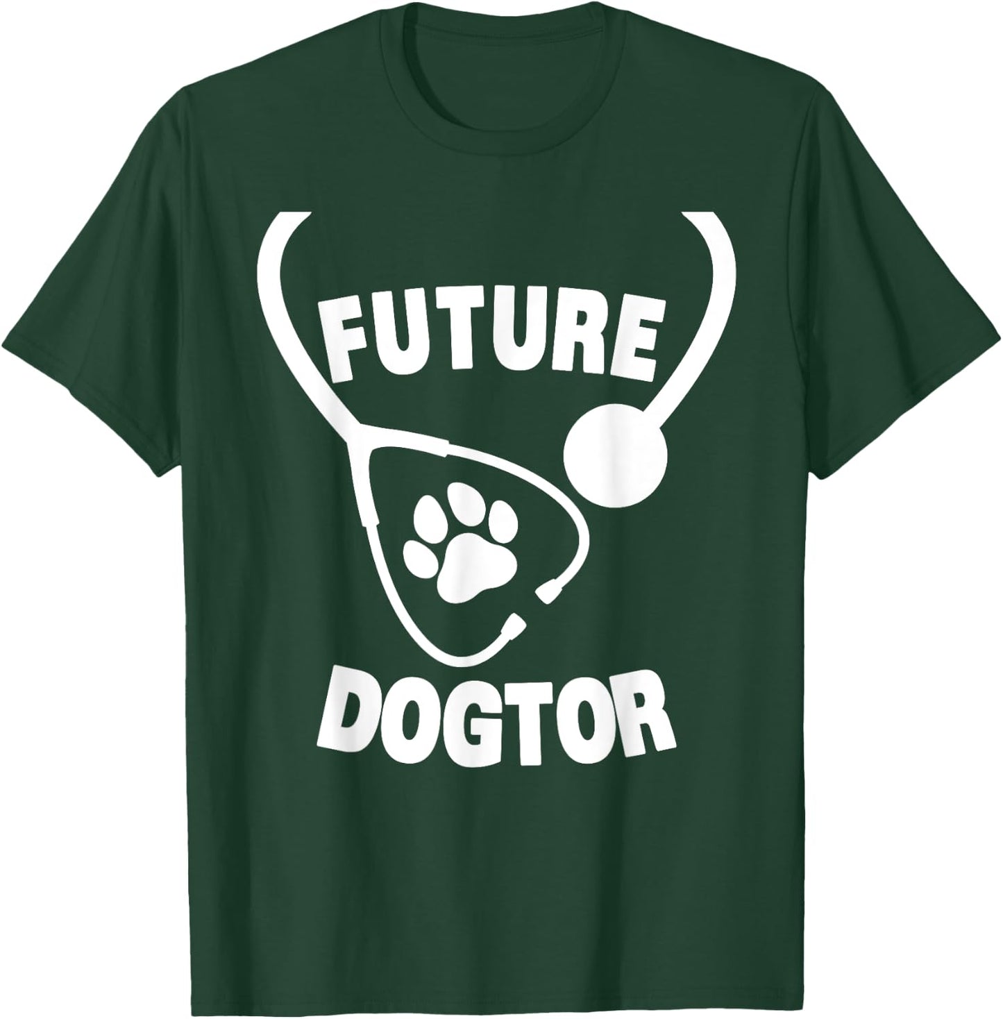 Funny Future Veterinarian Design Women Vet Assistant T-Shirt - T-Shirt | Forest